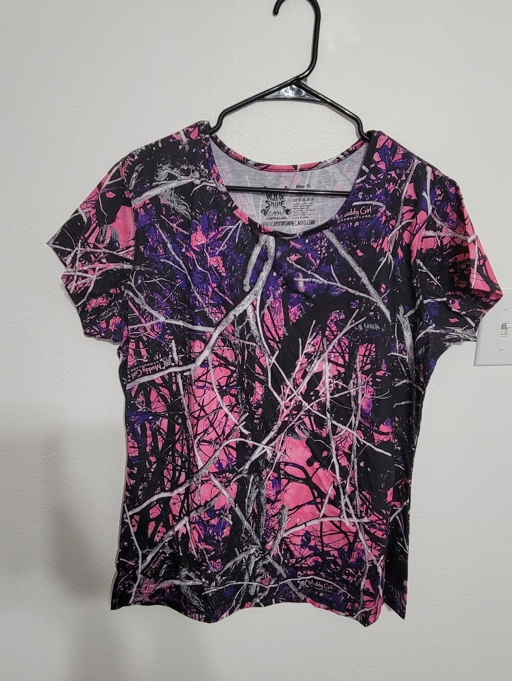 Pink & Purple Camo Short Sleeve Tee
